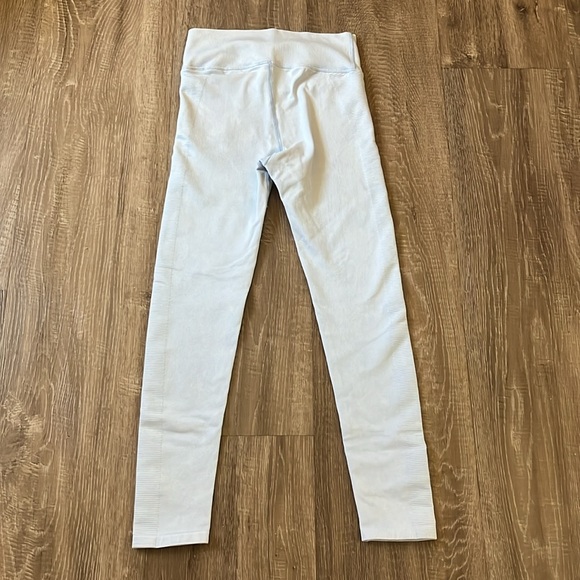 Aerie Blue Ribbed Leggings - Picture 6 of 6